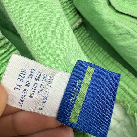 Vintage Ocean Pacific Shorts Men's XL Green Made In USA Elastic Waist Surf 90s - Picture 15 of 16